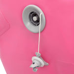 Oppblåsbar Gymnastikkrull Med Pumpe 120X90 Cm Pvc Rosa