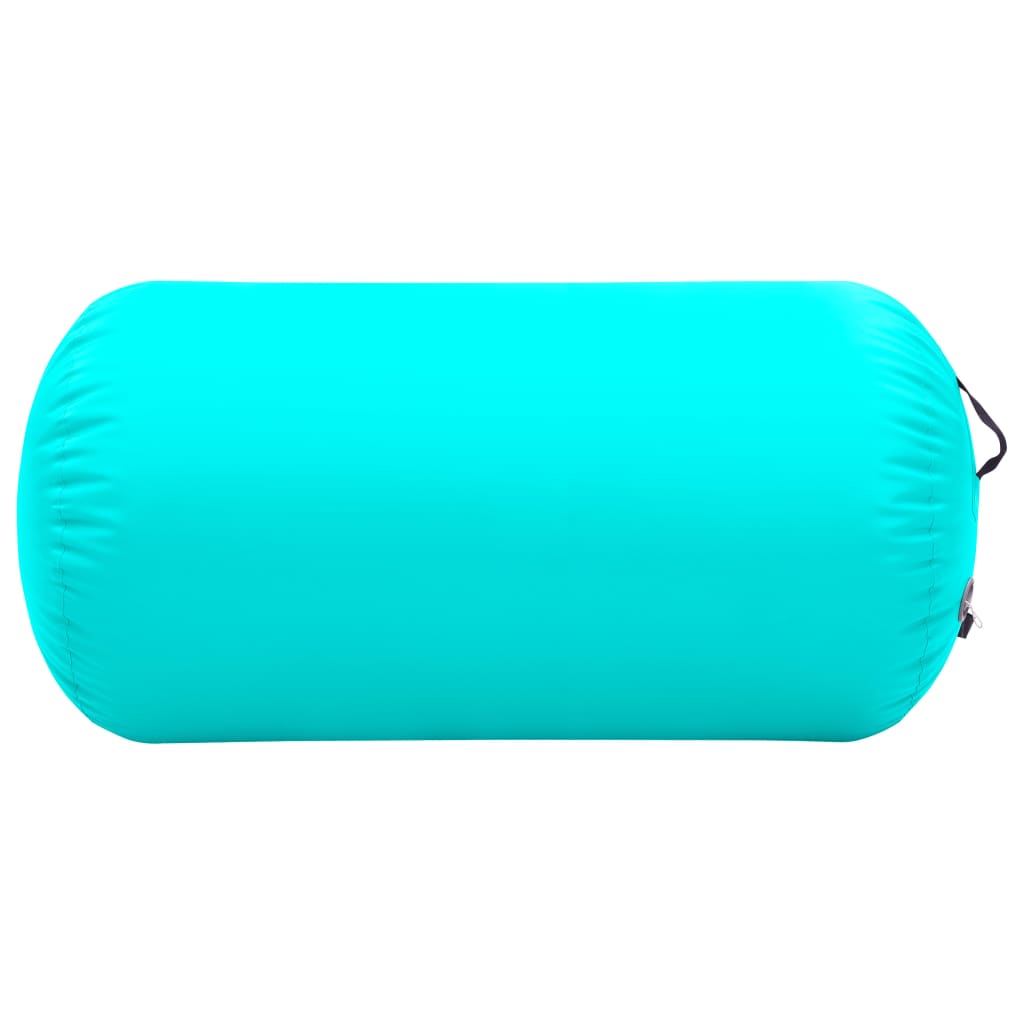 Oppblåsbar Gymnastikkrull Med Pumpe 120X90 Cm Pvc Grønn