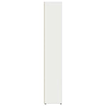 Cd-Skap 2 Stk Hvit 21X16X93,5 Cm Sponplate