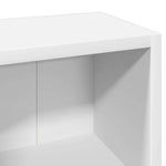 Cd-Skap 2 Stk Hvit 21X16X93,5 Cm Sponplate