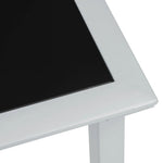 Solsenger 2 Stk Med Bord Aluminium Svart