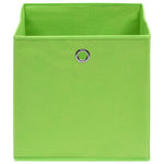 Oppbevaringsbokser 10 Stk Uvevd Stoff 28X28X28 Cm Grønn