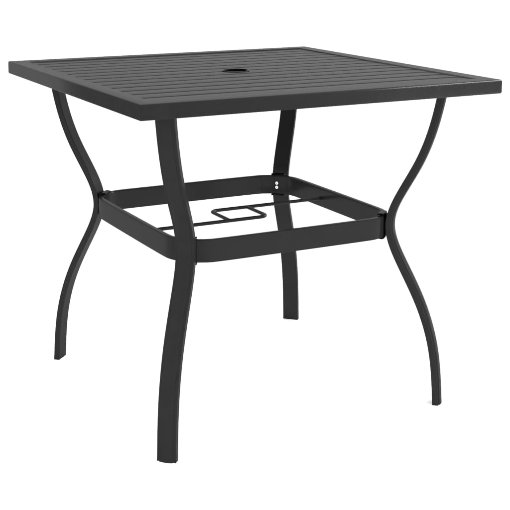 Hagebord Antrasitt 81,5X81,5X72 Cm Stål