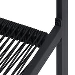 Hagestoler 2 Stk Pvc Rotting Svart