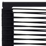 Hagestoler 4 Stk Pvc Rotting Svart