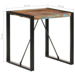 Spisebord 70X70X75 Cm Gjenvunnet Heltre