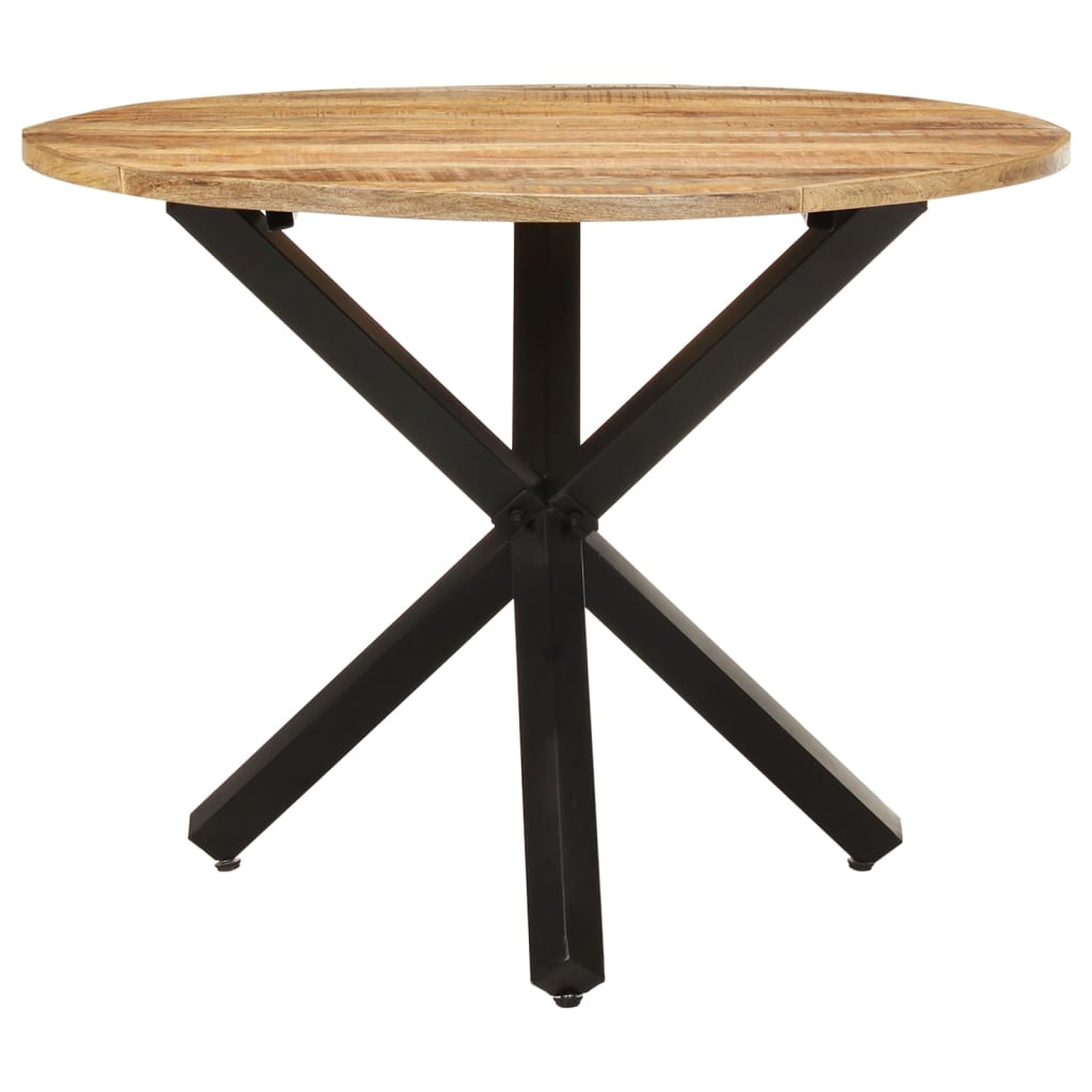 Spisebord Rundt 100X100X75 Cm Grovt Mangotre