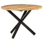 Spisebord Rundt 100X100X75 Cm Grovt Mangotre