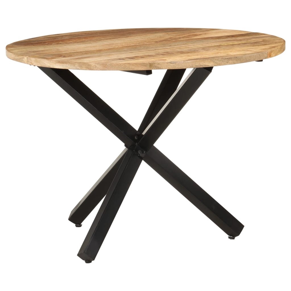 Spisebord Rundt 100X100X75 Cm Grovt Mangotre