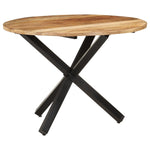 Spisebord Rundt 100X100X75 Cm Grovt Mangotre