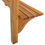 Barbord For Balkong 90X37X122,5 Cm Heltre Akasie