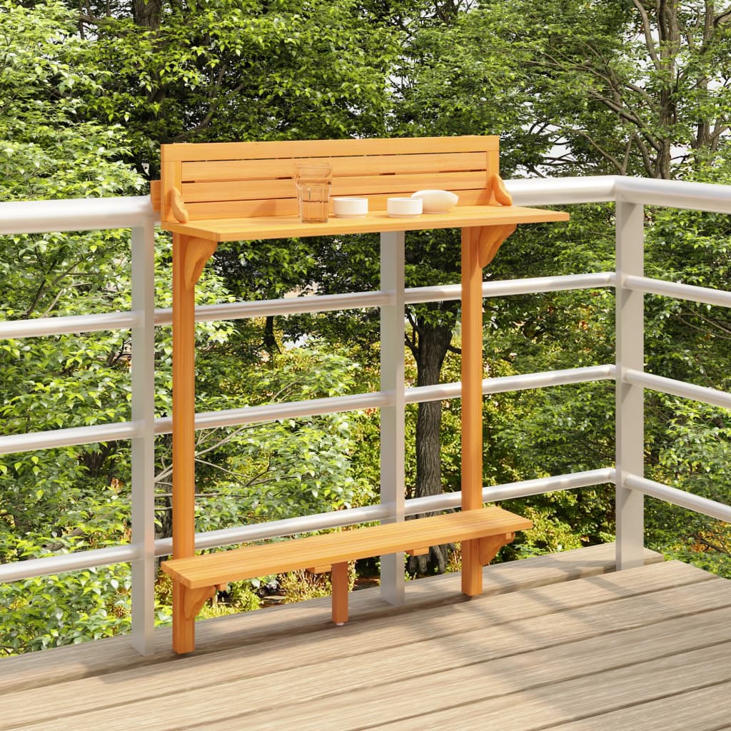 Barbord For Balkong 90X37X122,5 Cm Heltre Akasie