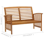 Hagebenk 119 Cm Heltre Akasie