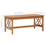 Salongbord 102X50X43 Cm Heltre Akasie