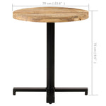 Bistrobord Rundt Ø70X75 Cm Grovt Mangotre