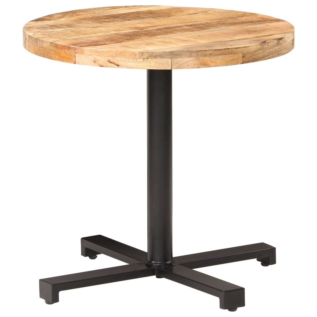 Bistrobord Rundt Ø80X75 Cm Grovt Mangotre