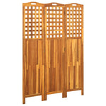 Romdeler 3 Paneler 121X2X170 Cm Heltre Akasie