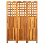 Romdeler 3 Paneler 121X2X170 Cm Heltre Akasie