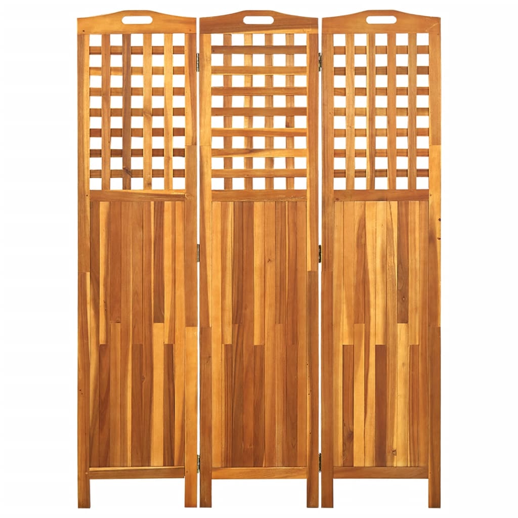 Romdeler 3 Paneler 121X2X170 Cm Heltre Akasie