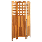 Romdeler 3 Paneler 121X2X170 Cm Heltre Akasie