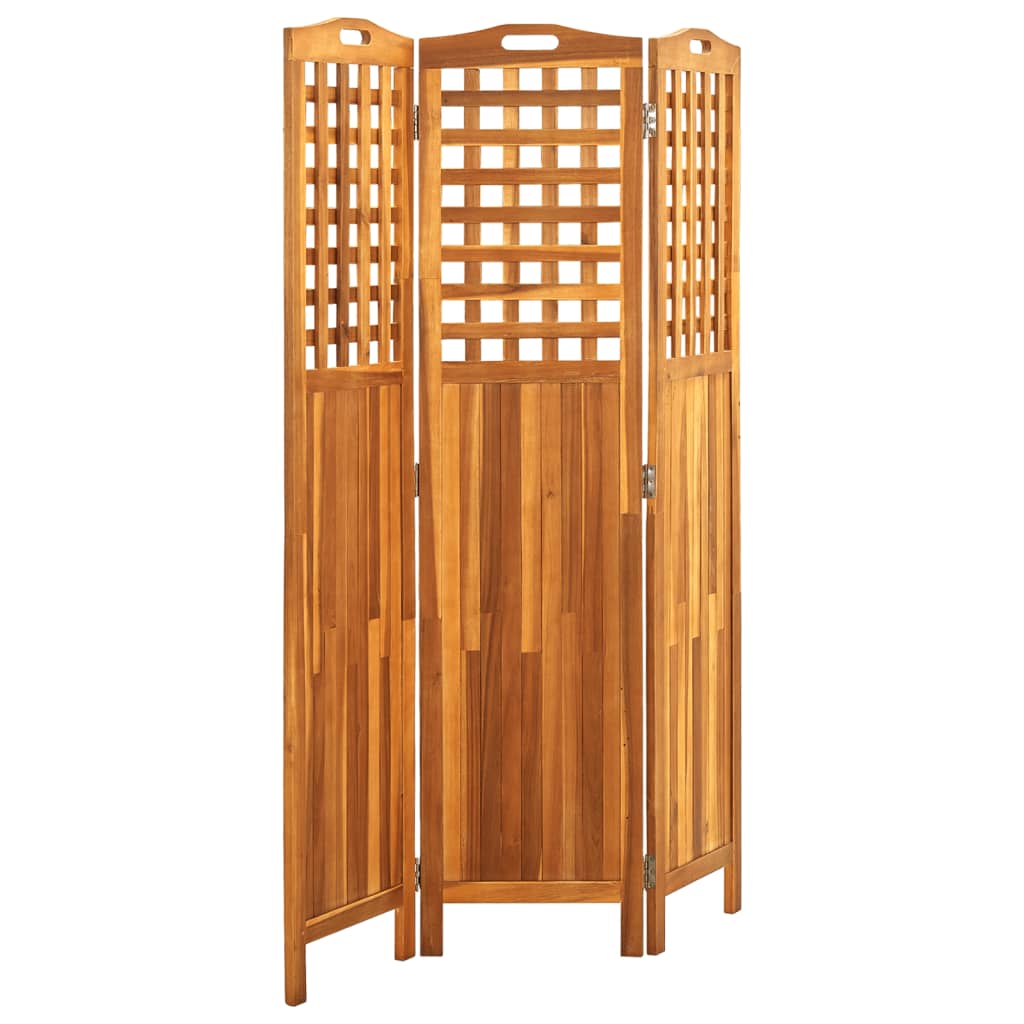 Romdeler 3 Paneler 121X2X170 Cm Heltre Akasie