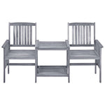 Hagestoler Med Tebord 159X61X92 Cm Heltre Akasie