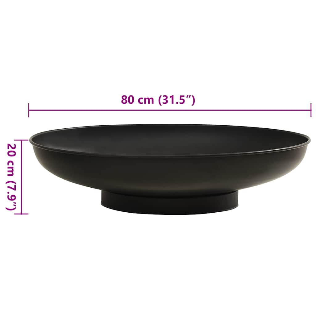 Bålfat 80 Cm Stål