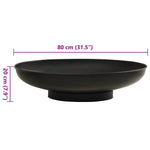 Bålfat 80 Cm Stål