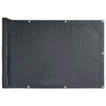 Balkongskjerm Antrasitt 75X500 Cm Oxfordstoff