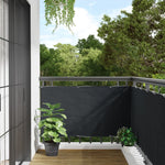 Balkongskjerm Antrasitt 75X500 Cm Oxfordstoff