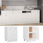 Bunnskap &quot;Lyon&quot; Hvit 60X46X81,5 Cm Konstruert Tre