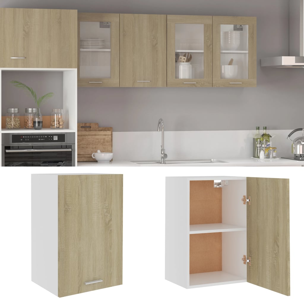 Hengende Skap &quot;Lyon&quot; Sonoma Eik 39,5X31X60 Cm Konstruert Tre