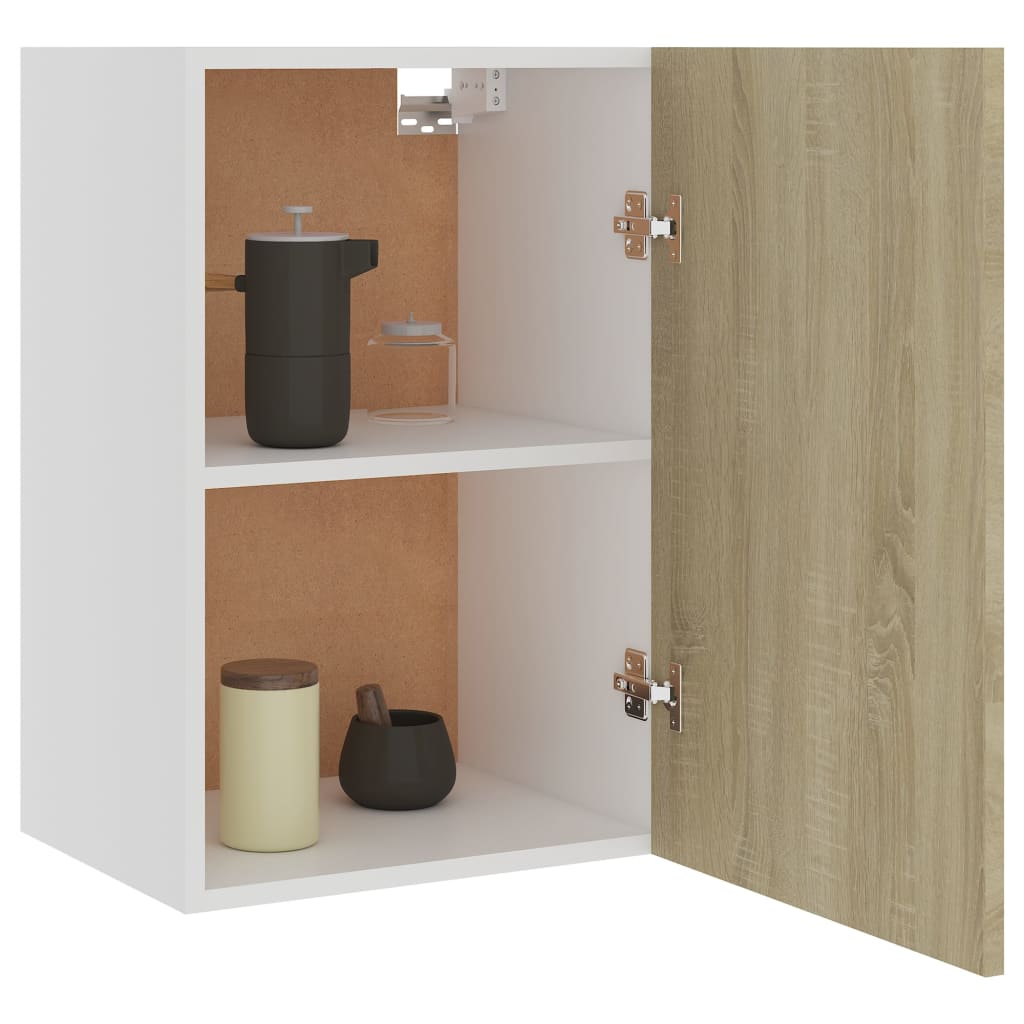 Hengende Skap &quot;Lyon&quot; Sonoma Eik 39,5X31X60 Cm Konstruert Tre