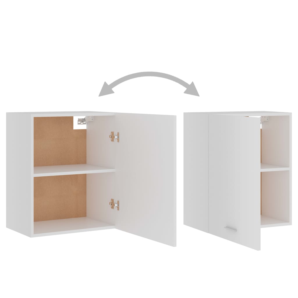 Hengende Skap &quot;Lyon&quot; Hvit 50X31X60 Cm Konstruert Tre
