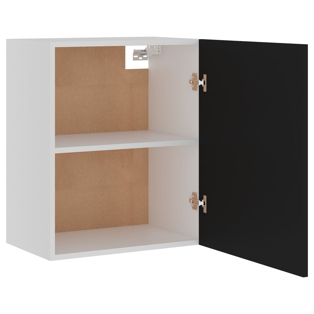 Hengende Skap &quot;Lyon&quot; Svart 50X31X60 Cm Konstruert Tre