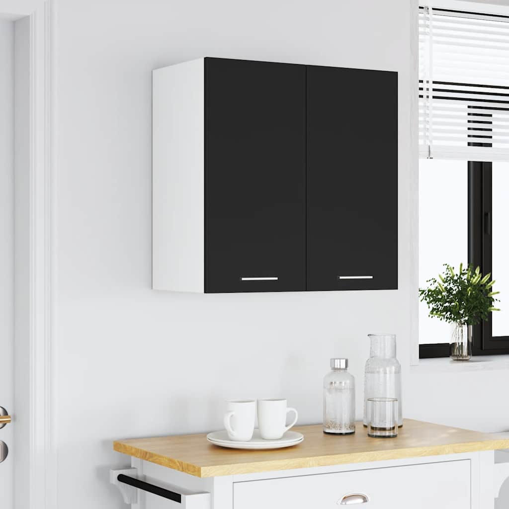 Hengende Skap &quot;Lyon&quot; Svart 60X31X60 Cm Konstruert Tre