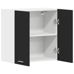 Hengende Skap &quot;Lyon&quot; Svart 60X31X60 Cm Konstruert Tre