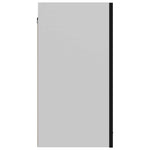 Hengende Skap &quot;Lyon&quot; Svart 60X31X60 Cm Konstruert Tre