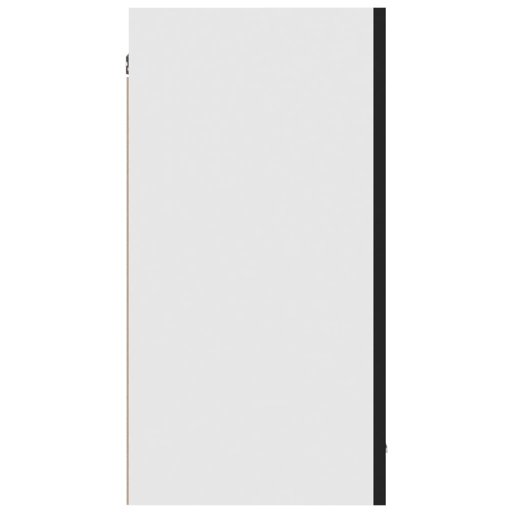 Hengende Skap &quot;Lyon&quot; Svart 80X31X60 Cm Konstruert Tre