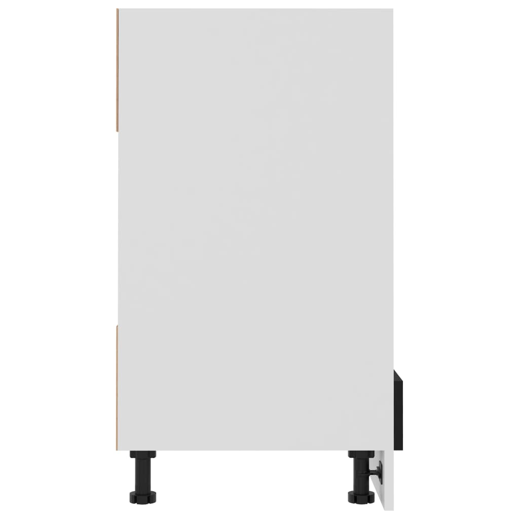 Ovnskap &quot;Riga&quot; Svart 60X46X81,5 Cm Konstruert Tre