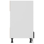 Ovnskap &quot;Riga&quot; Svart 60X46X81,5 Cm Konstruert Tre