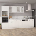Hengende Skap Glass &quot;Lyon&quot; Hvit 40X31X60 Cm Konstruert Tre