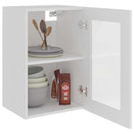 Hengende Skap Glass &quot;Lyon&quot; Hvit 40X31X60 Cm Konstruert Tre