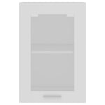 Hengende Skap Glass &quot;Lyon&quot; Hvit 40X31X60 Cm Konstruert Tre