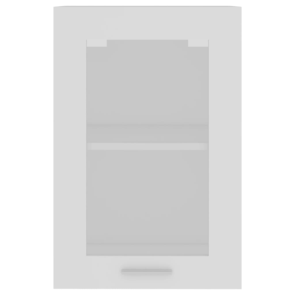 Hengende Skap Glass &quot;Lyon&quot; Hvit 40X31X60 Cm Konstruert Tre