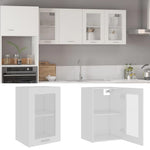 Hengende Skap Glass &quot;Lyon&quot; Hvit 40X31X60 Cm Konstruert Tre