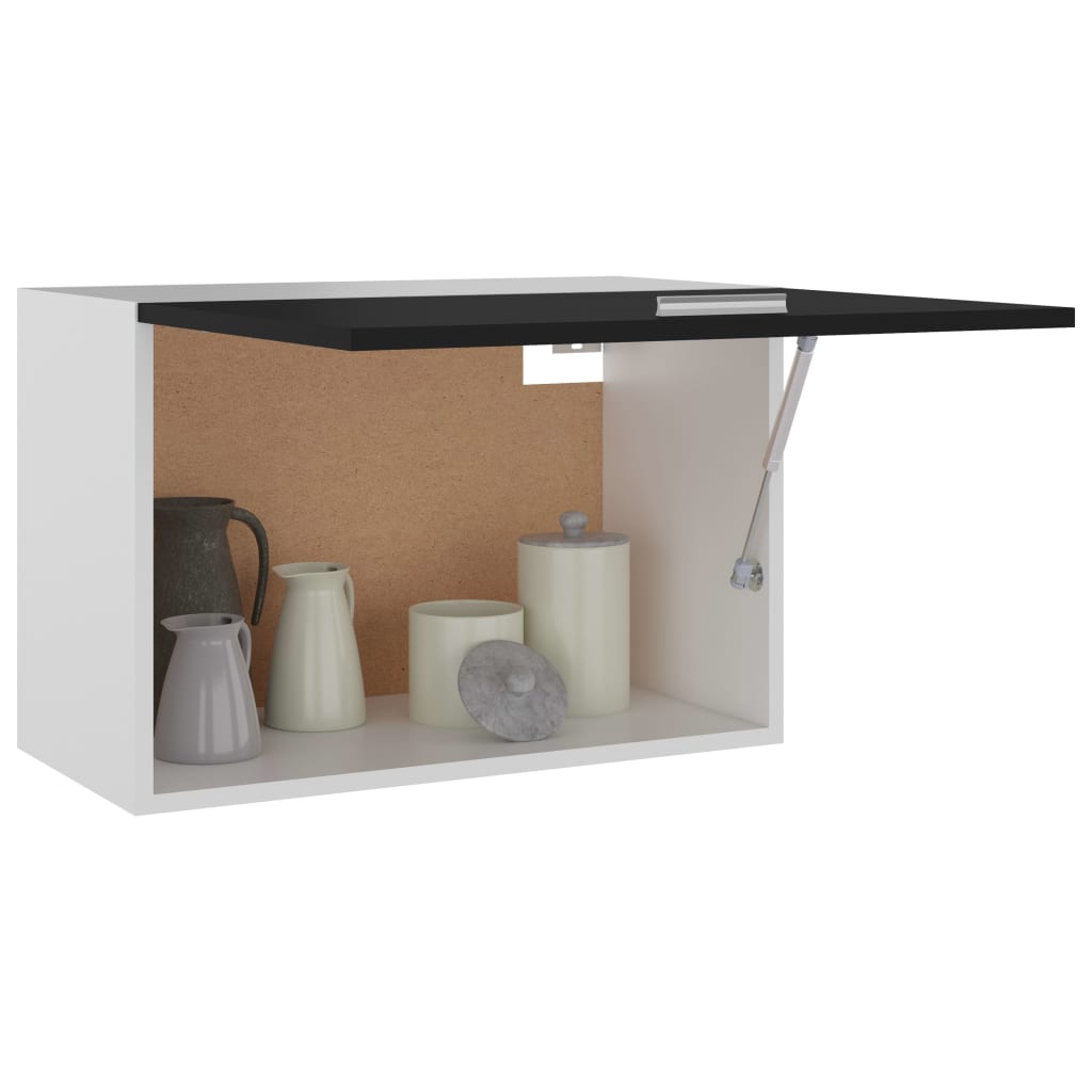 Hengende Skap &quot;Lyon&quot; Svart 60X31X40 Cm Konstruert Tre