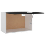 Hengende Skap &quot;Lyon&quot; Svart 60X31X40 Cm Konstruert Tre