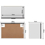 Hengende Skap &quot;Lyon&quot; Svart 60X31X40 Cm Konstruert Tre