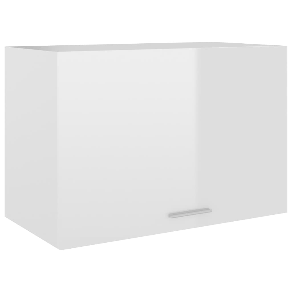 Hengende Skap &quot;Lyon&quot; Høyglans Hvit 60X31X40 Cm Konstruert Tre